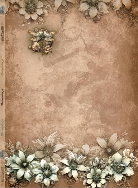 Steamwings - großes Panel - French Terry